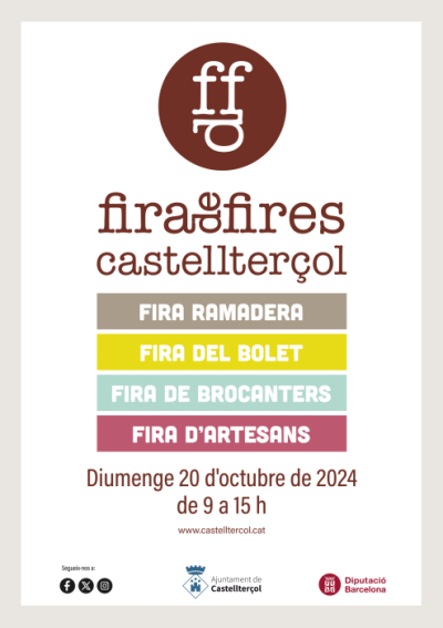 Cartell Fira de Fires  CASTELLTERÇOL 2024 1